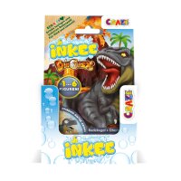INKEE Dino Surprise Bath Bomb for Dino Fans with Sweet Peach Scent