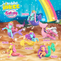 Set 8 x Inkee Surprise Bath Bomb Galupy Mermaid with 6 Collectible Figures