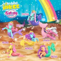 Set 8 x Inkee Surprise Bath Bomb Galupy Mermaid with 6 Collectible Figures