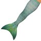 Mermaid Tail Sirene Green JS without monofin